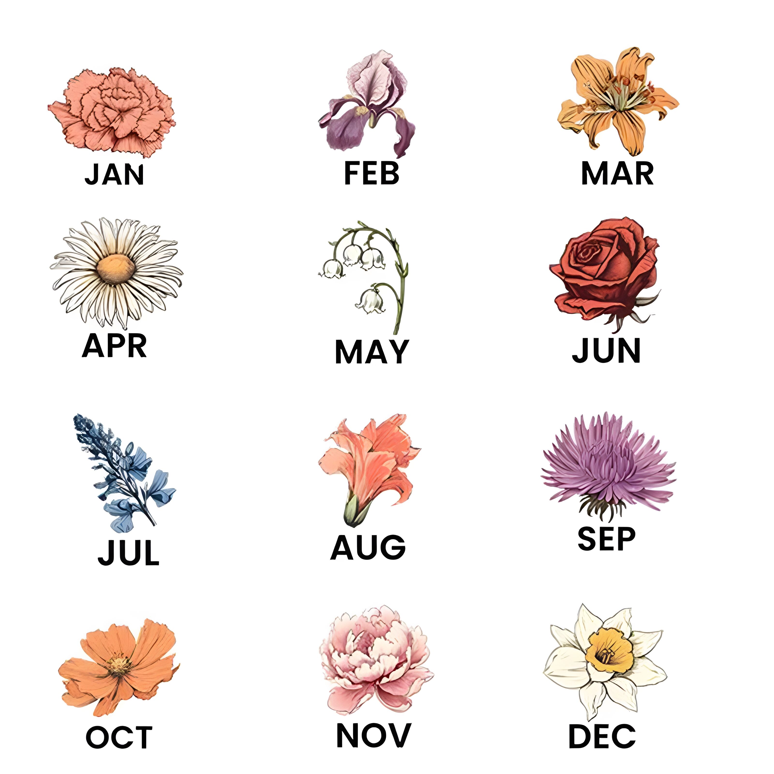 Personalized Letter Lights With Birthday Flowers Warm Mother's Day Gift