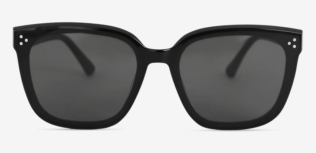 Clark Black Square Sunglasses