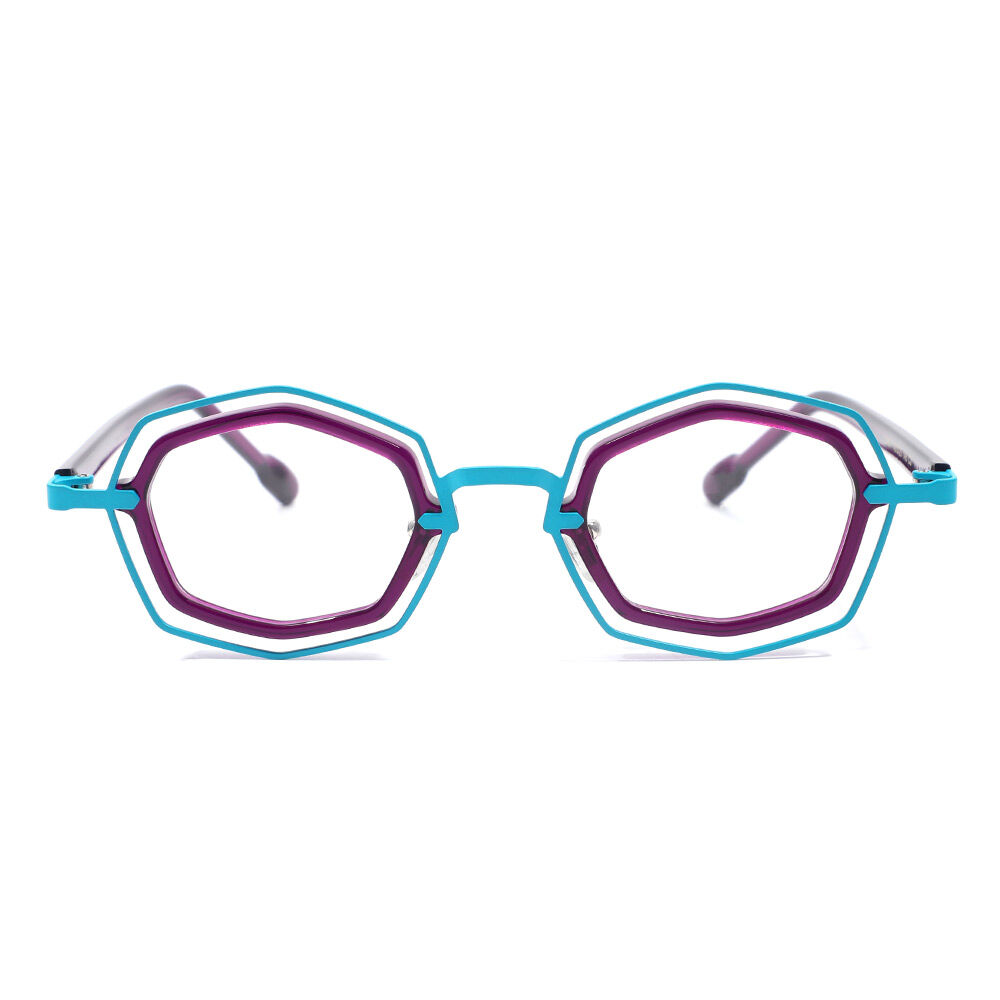 Rone Geometric Purple Glasses