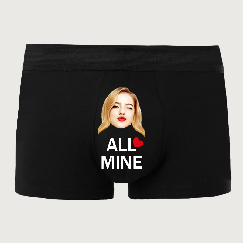 Personligt foto herrunderkläder Boxer Briefs stygg gåva till honom