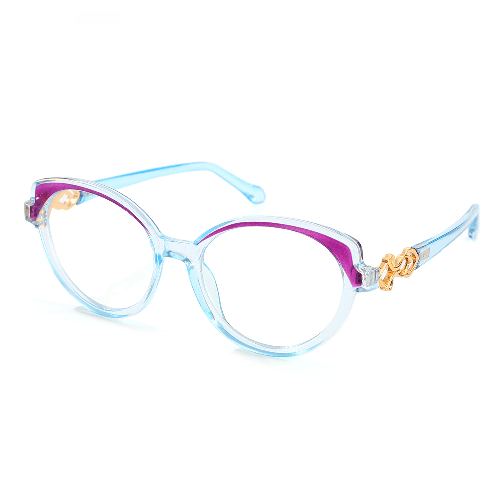 Occhiali da Vista Geoffrey Cat Eye Blu