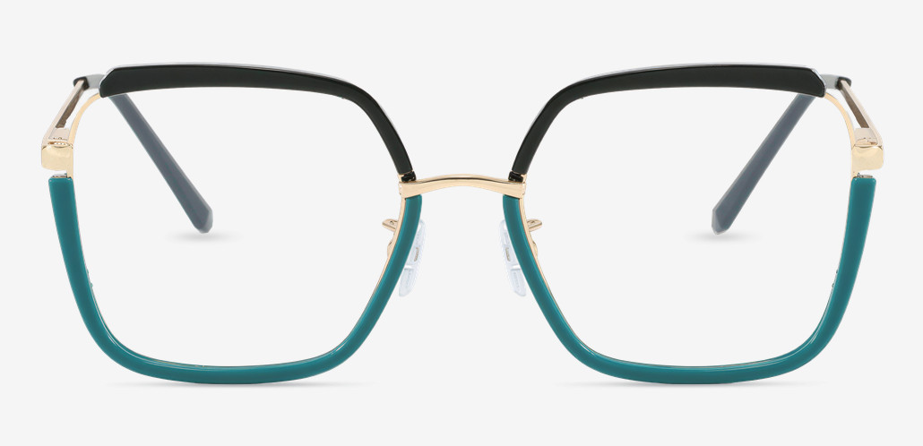 Lizzie Gafas Cuadradas Verdes