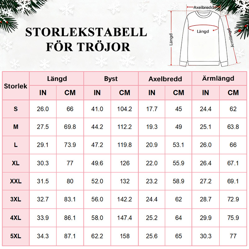 Personlig ful tröja unisex med anpassat huvudfoto och festivalmönster Design Julklapp till pappa Familj