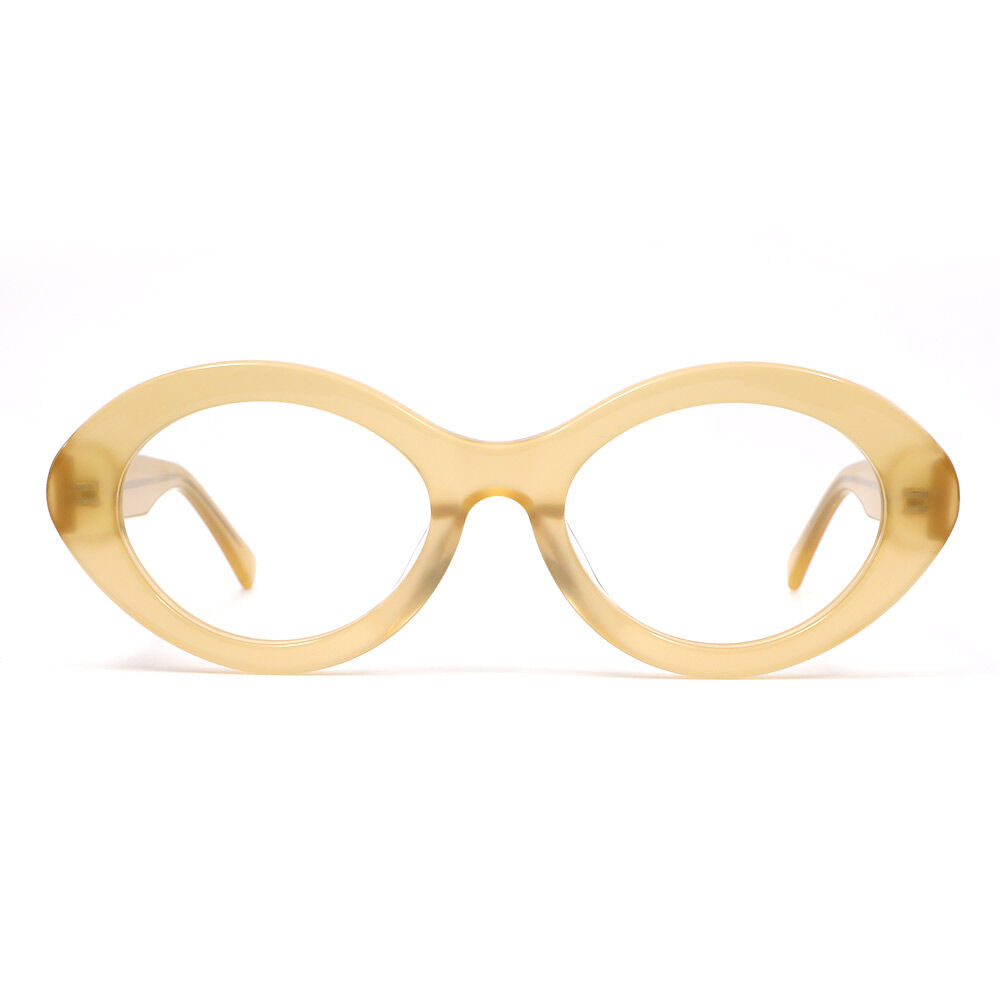 Maree Oval Yellow Glasses