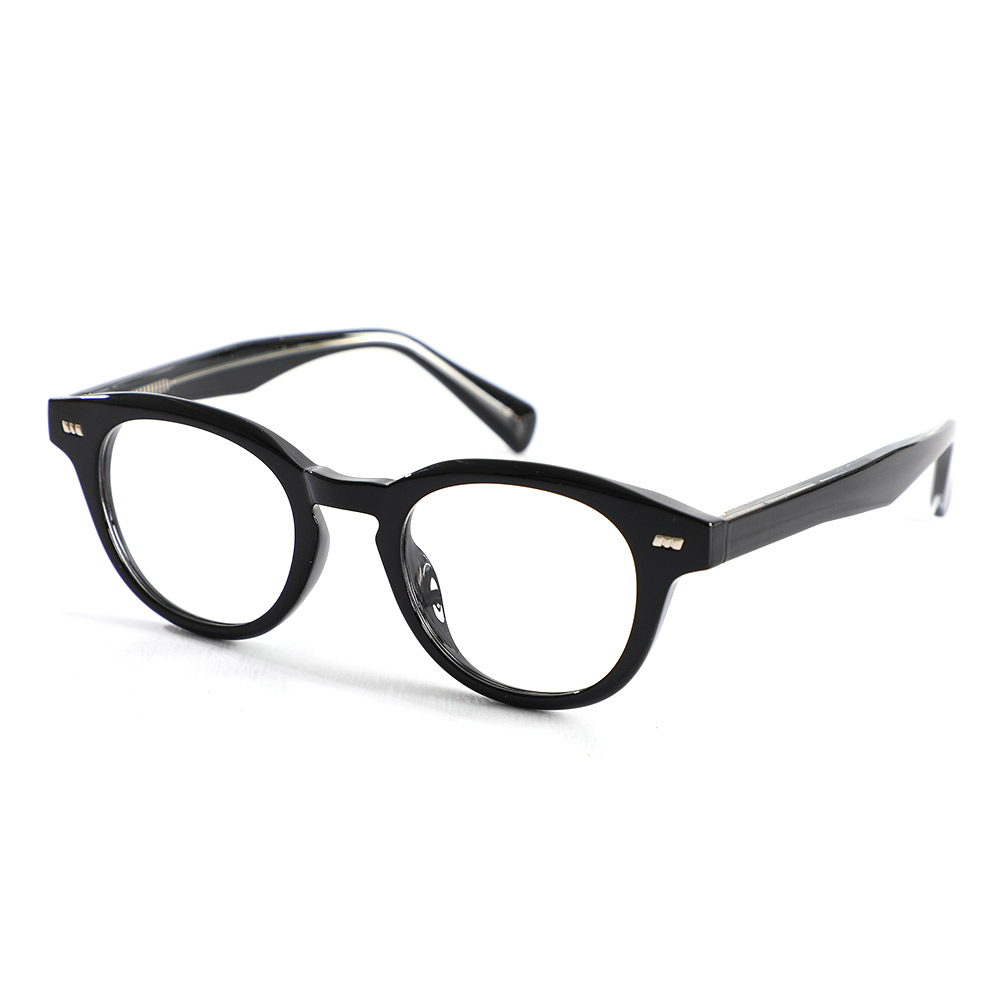 Daisy Runde Schwarze Brille