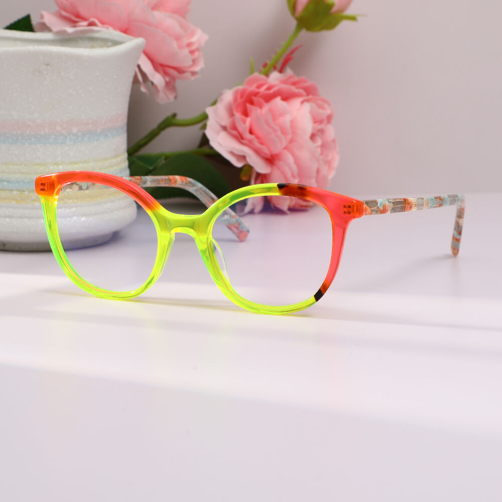 Occhiali da Vista Chanty Cat Eye Giallo 