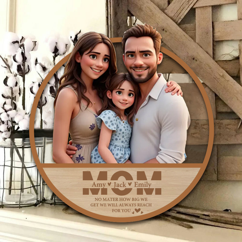 Cadre photo personnalisé avec texte personnalisé Cadeau spécial pour maman