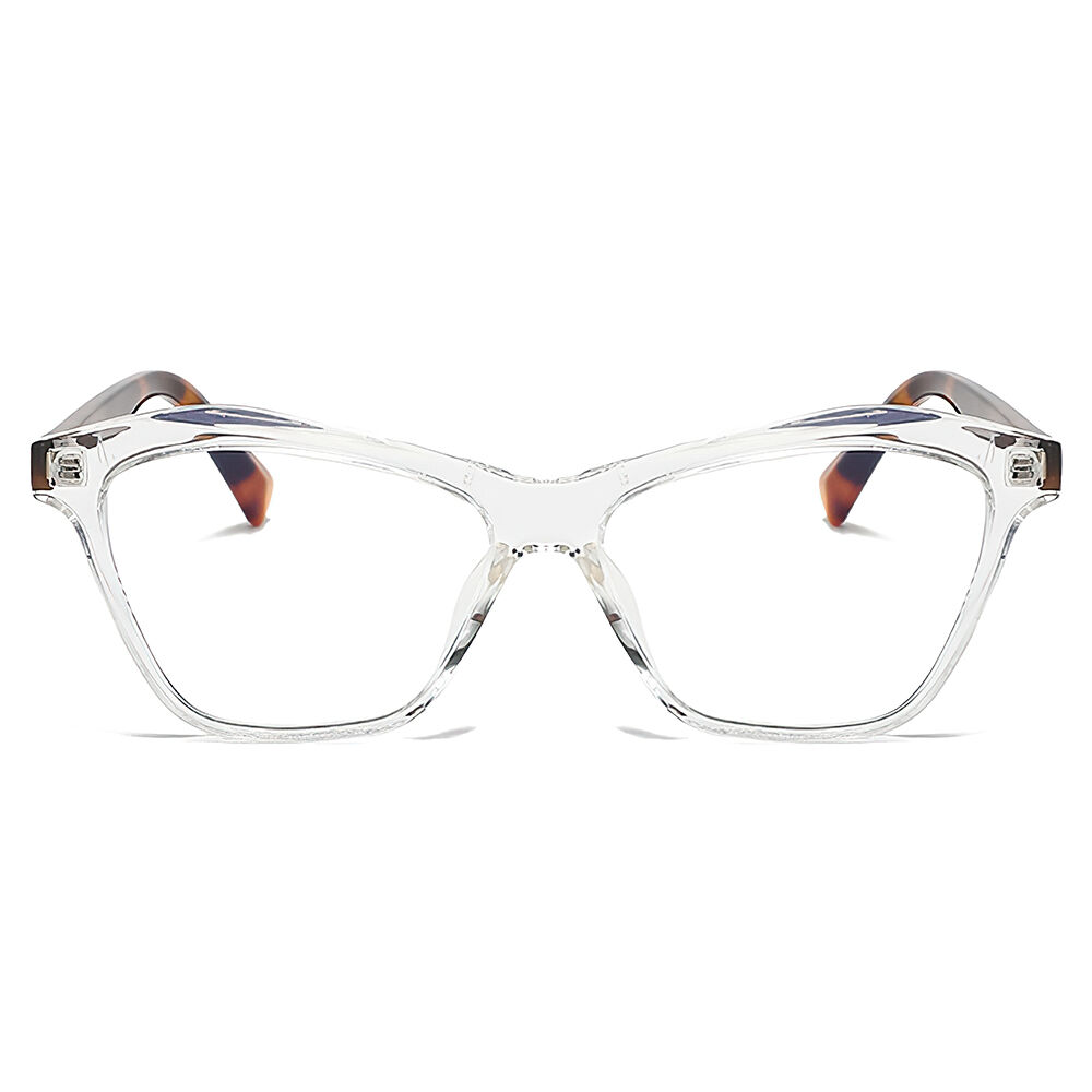 Malcolm Cat Eye Clear Glasses