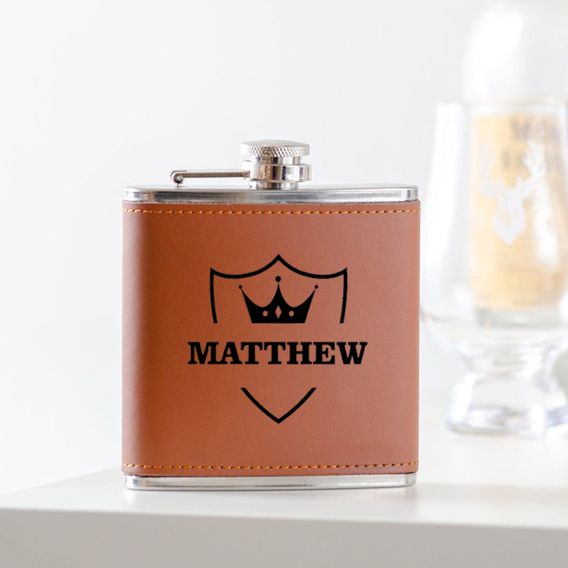 名入れ スキットル ステンレス ウイスキーボトル カスタマイズ