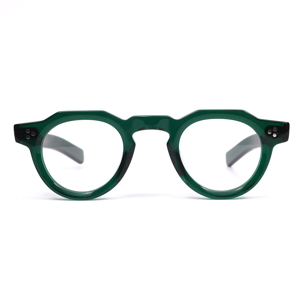 Cedrica Runde Grüne Brille