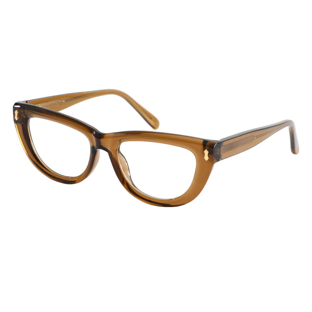 Rhys Ovale Braune Brille