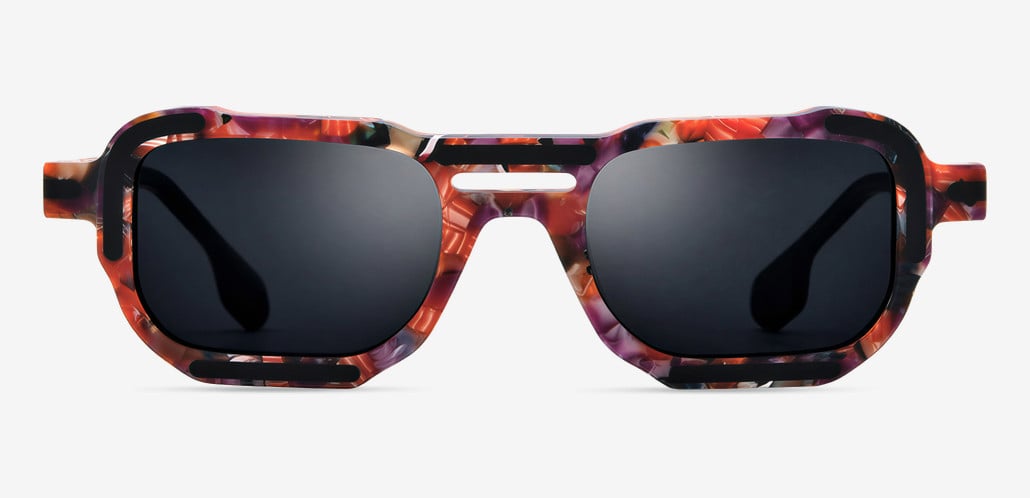 Bowman Lunettes de soleil Aviateur Rouges