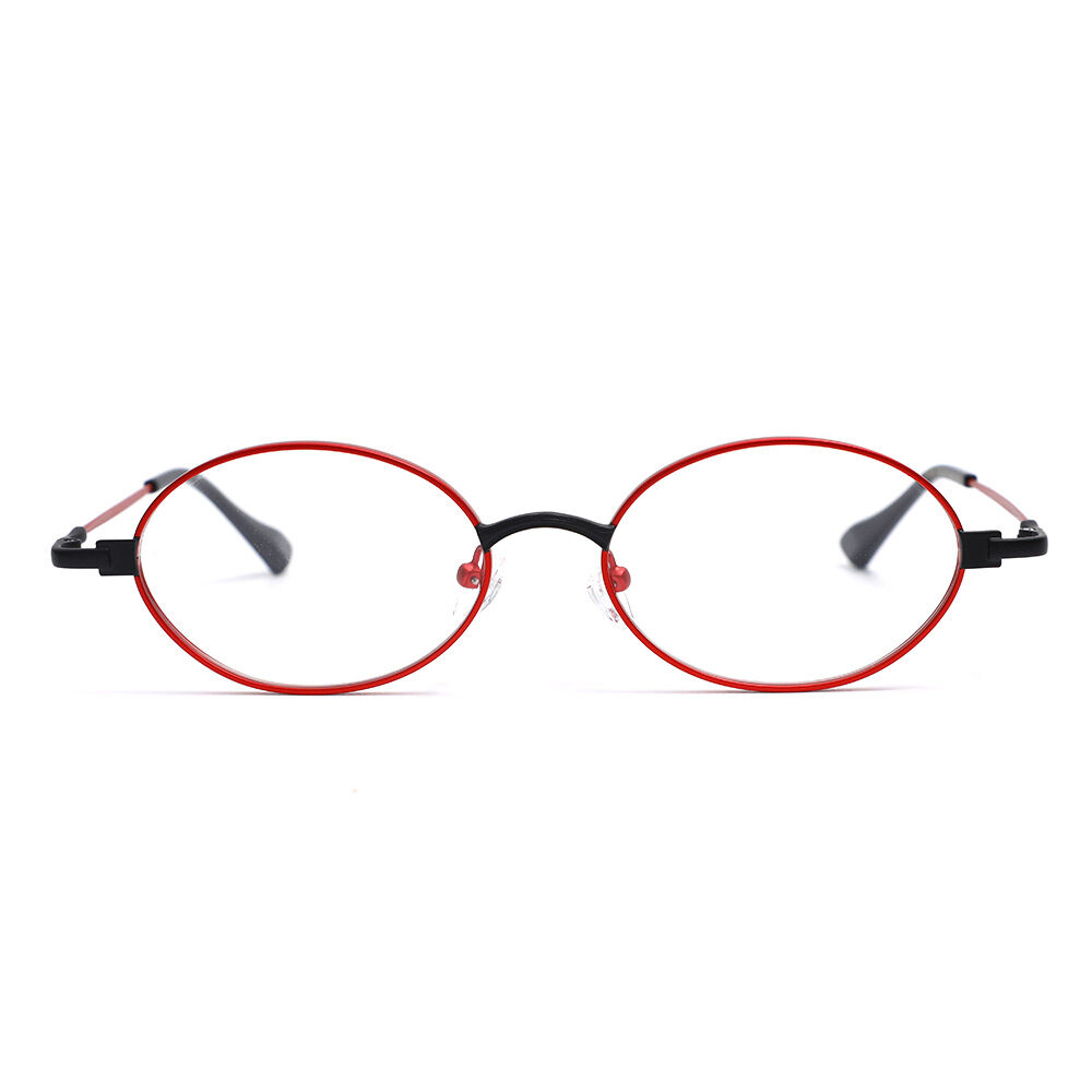 Lunettes de Vue Clife Ovale Rouge