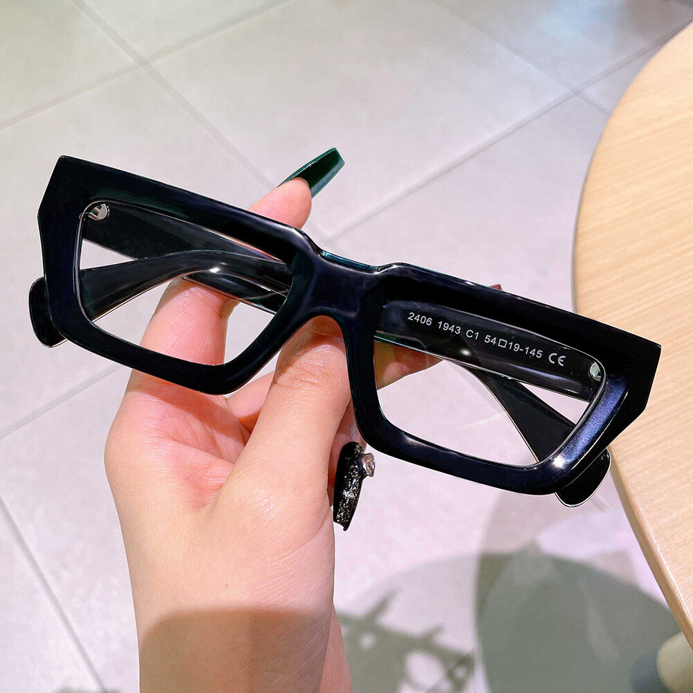 Evea Rectangle Schwarze Brille