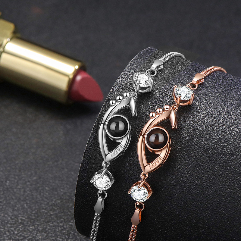 Custom True Love Eyes Picture Projection Bracelet