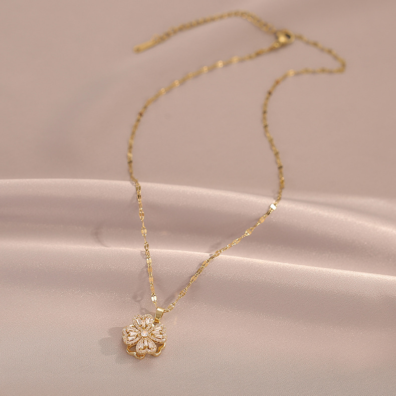 ネックレス レディース 四つ葉 四葉 クローバー