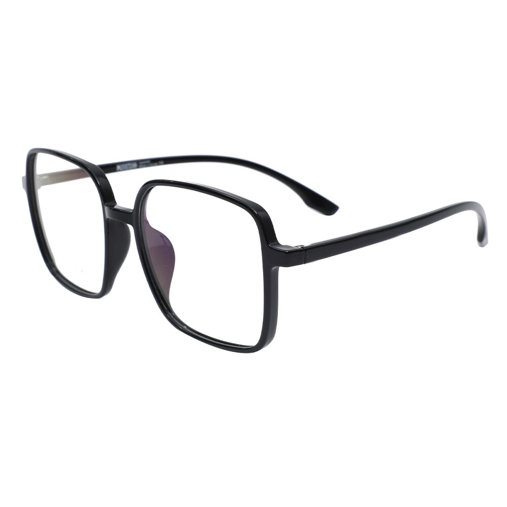 Visiona Square Black Glasses