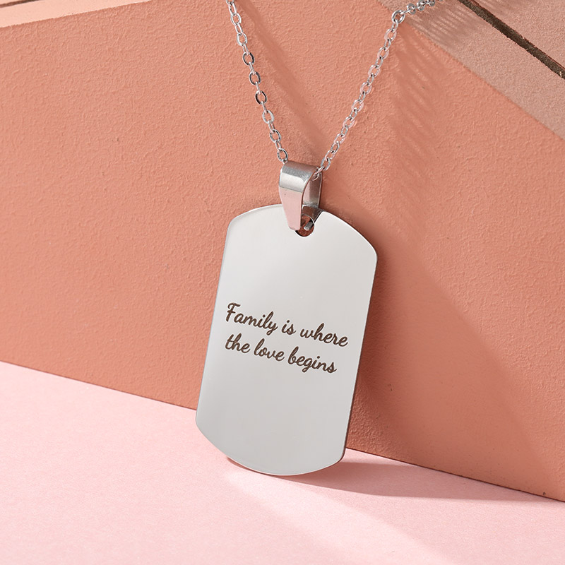 "Memory Of Love" Personalized Photo Necklace