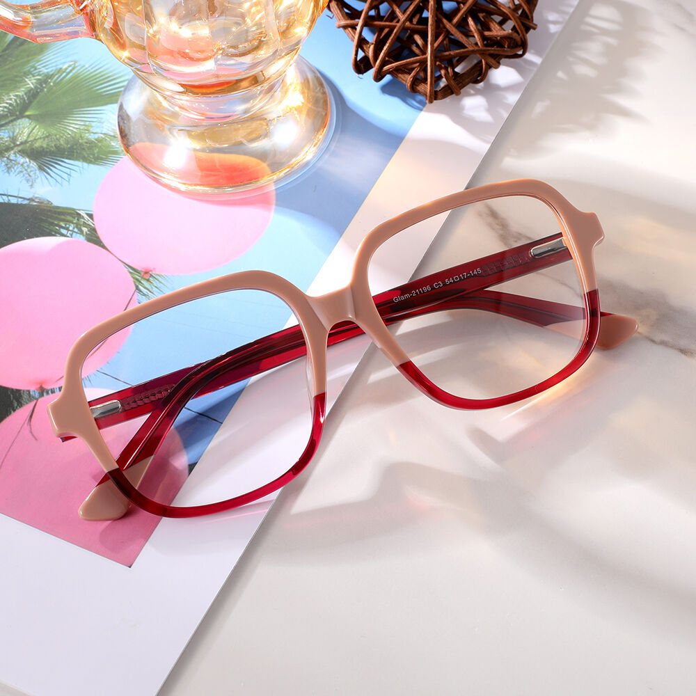 Ford Quadratische Rosa Brille