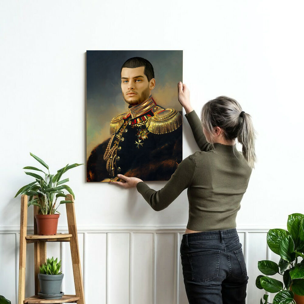 Customizable Portraits Add Head Photo "The Sovereign" Royal Picture Frame