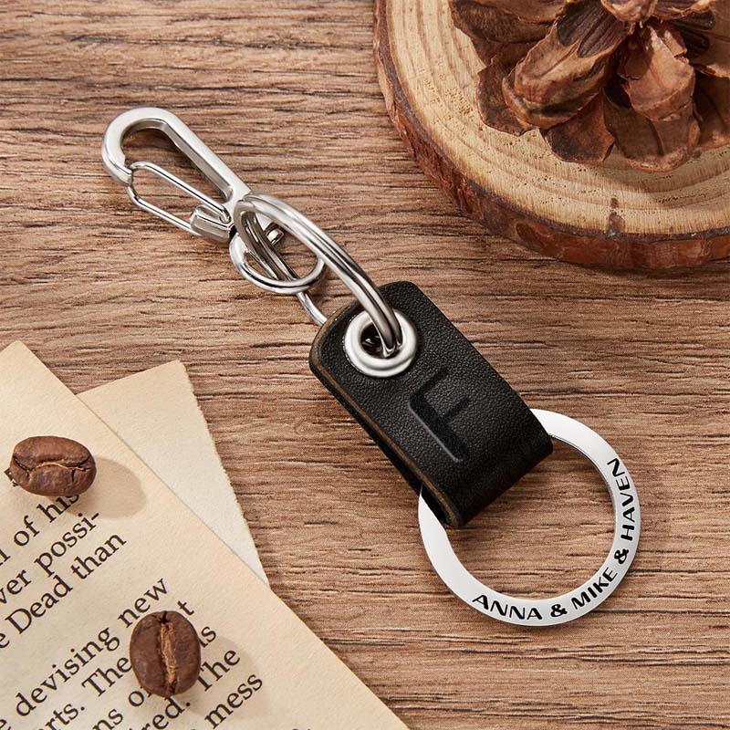 Porte-clés pour homme Personnalisé Cadeau pour la fête des pères