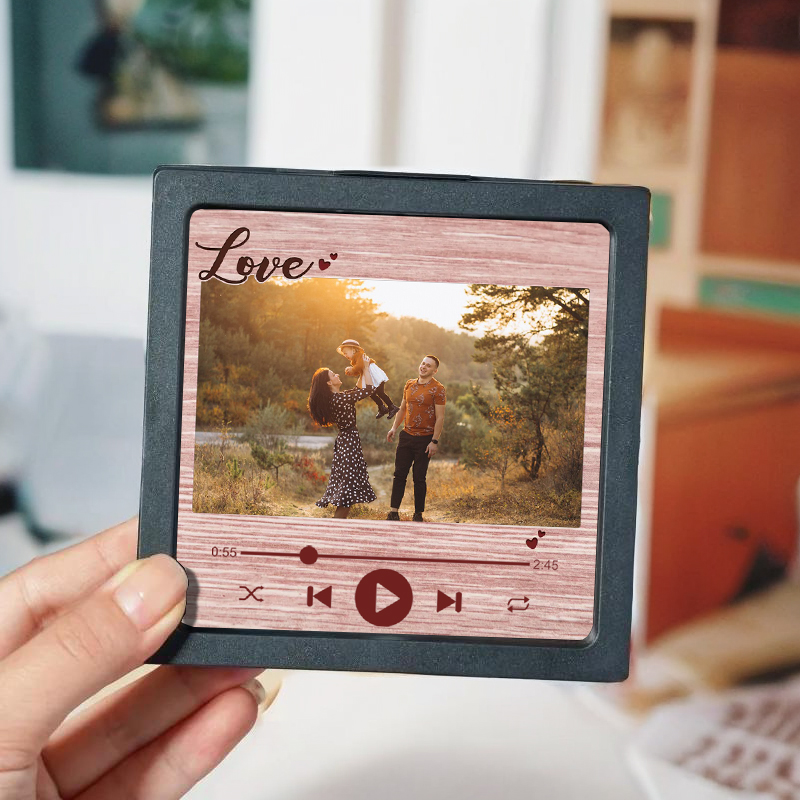 Personalisiertes Musik-Kühlschrankmagnet Mit Individuellem Bild Wunderbares Geschenk für die Familie