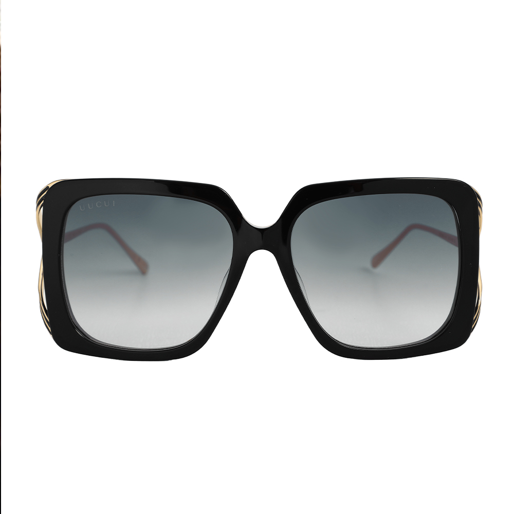 Occhiali da Sole Raglan Quadrato Nero 