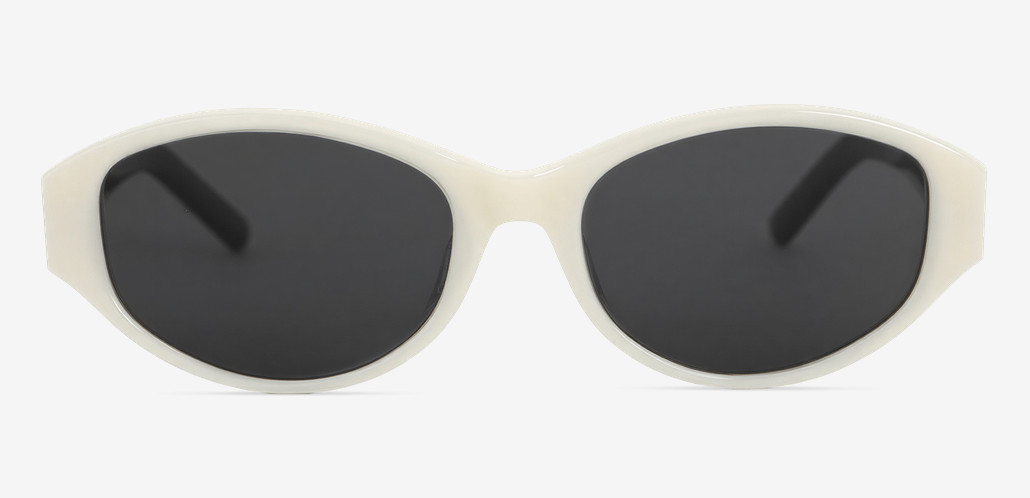Hall Gafas de sol Ovaladas Blancas
