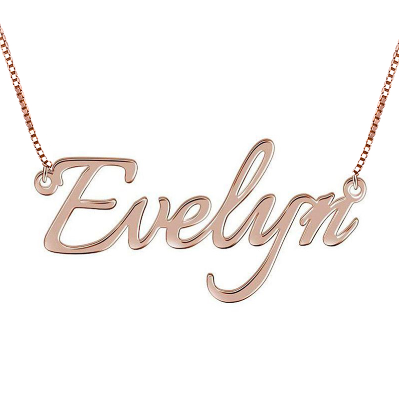 Collier Prénom Écriture Personnalisé