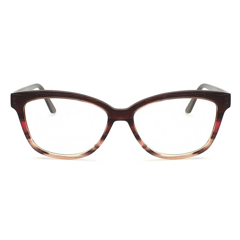 Lunettes de Vue Amity Papillon Brun Écaille