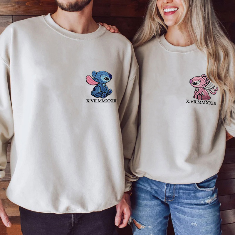 Sudadera personalizada con fecha de número romano para aniversario