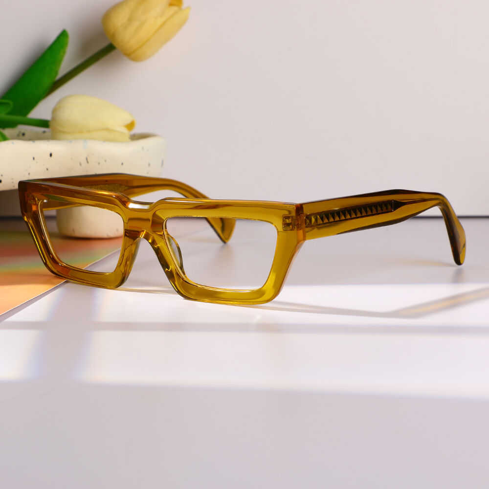 Evea Rectangle Gelbe Brille