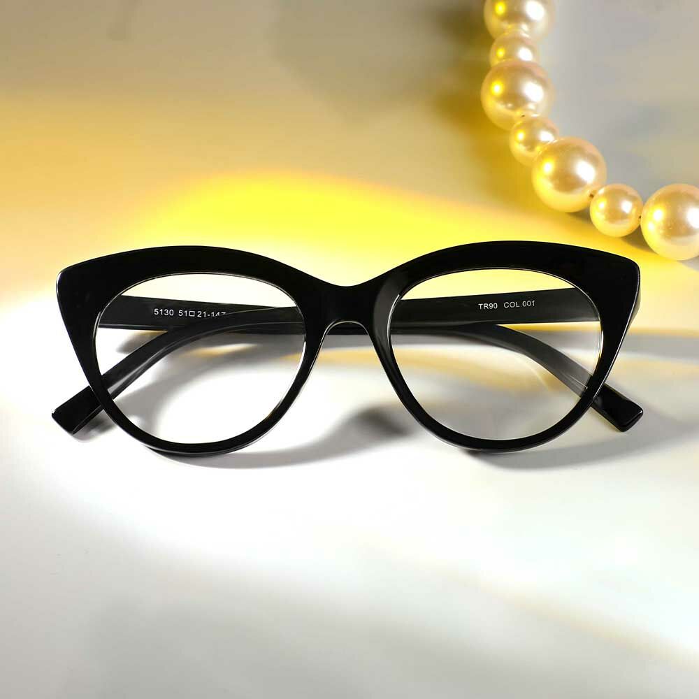 Occhiali da Vista Eleanore Cat Eye Nero