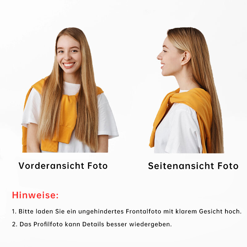 Personalisierte Mikrofon-Wackelkopfpuppe mit individuellem Kopf Geschenk für Freunde