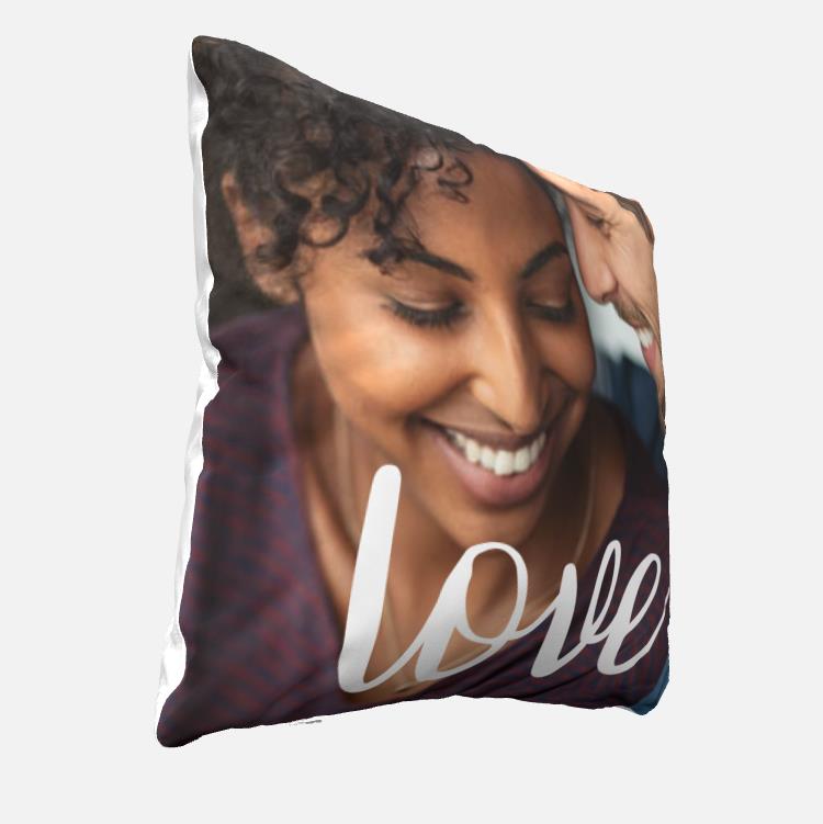 写真入れ 名入れ オーダー クッション