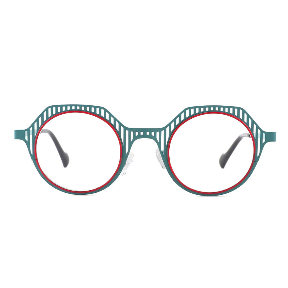 Wagner Geometric Blue Glasses