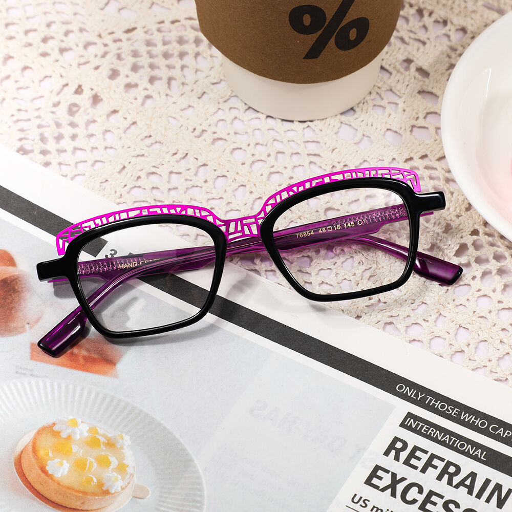 Lunettes de Vue Caru Carré Noir