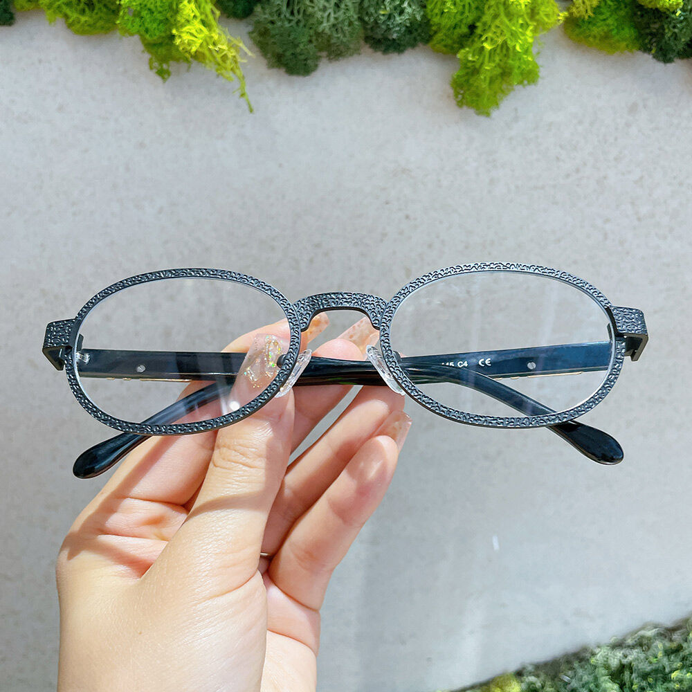 Occhiali da Vista Alexi Ovale Nero 