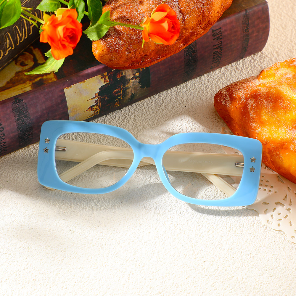 Occhiali da Vista Huggins Quadrato Blu 