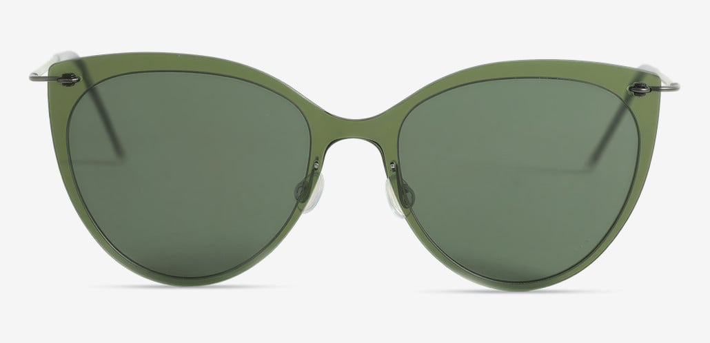 Augus Green Cat Eye Sunglasses