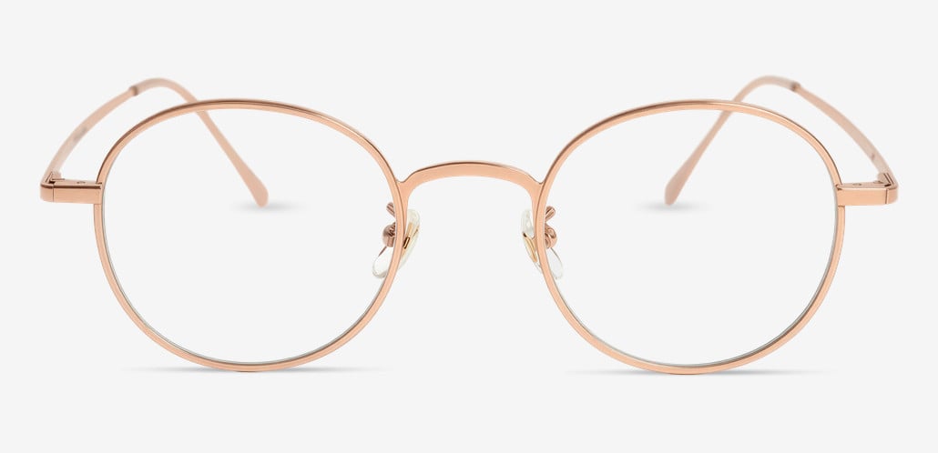 Hayden Gold Round Glasses
