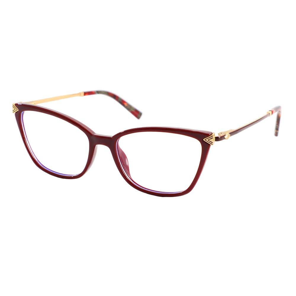 Occhiali da Vista Malthus Cat Eye Marrone 