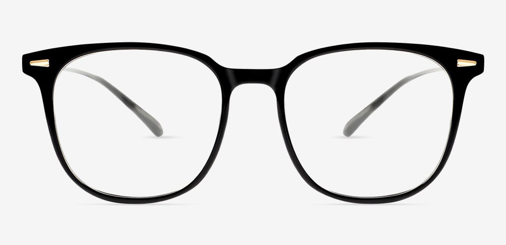 Archibald Black Square Glasses