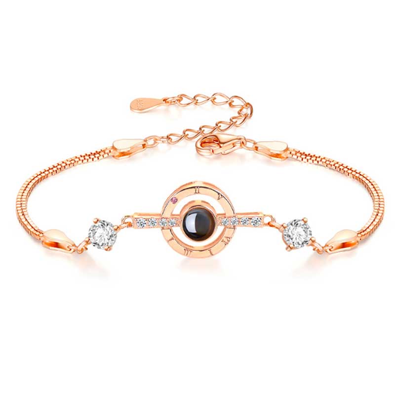 サークル プロジェクション 写真 写真入れ ブレスレット カスタマイズ