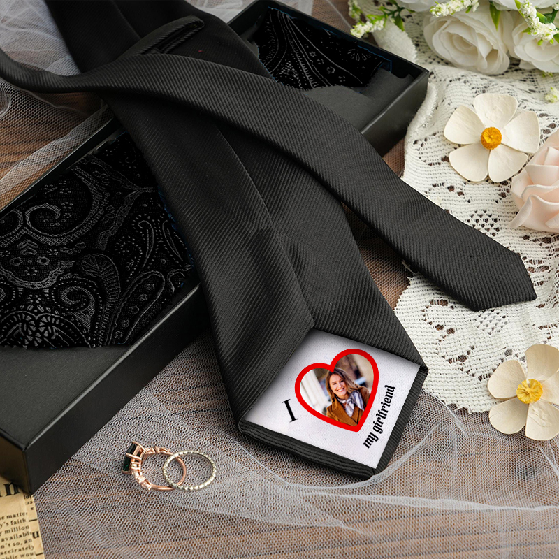 Aangepaste foto stropdas beste cadeau voor vriend