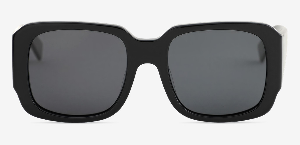 James Black Square Sunglasses