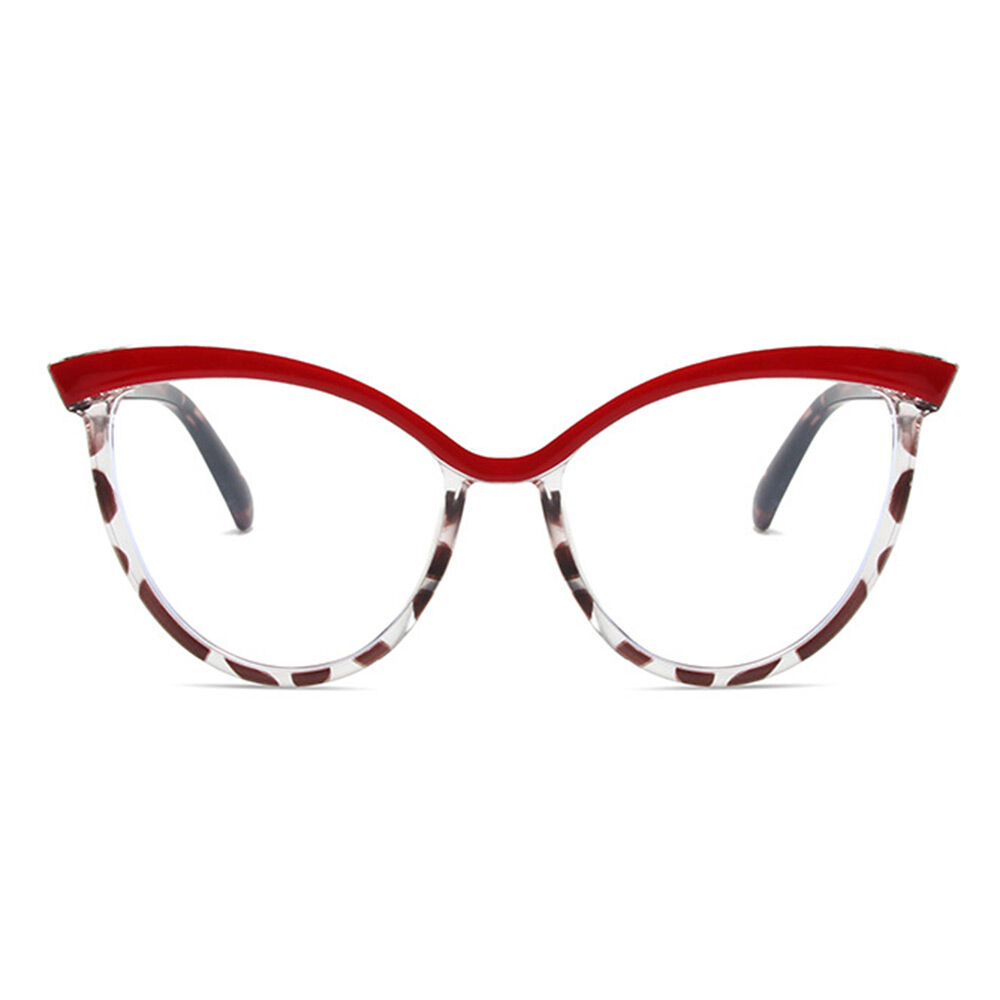 Bing Cat Eye Red Glasses