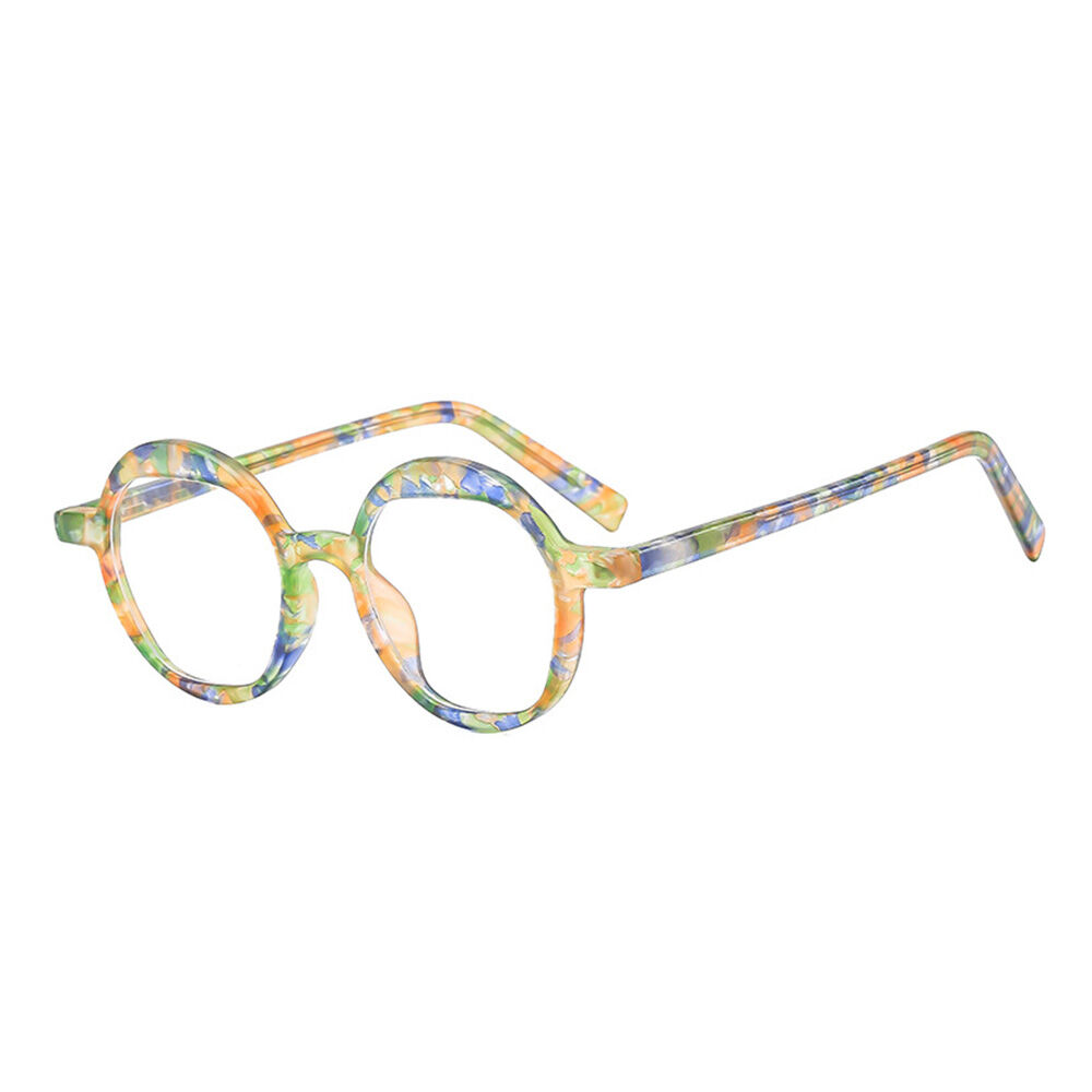 Yerk Round Yellow Glasses