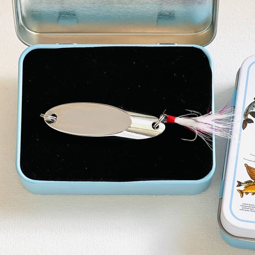 Personalized Fishing Lure Customized Metal Fishing Hooks a Father’s Day Gift for Dad from Children