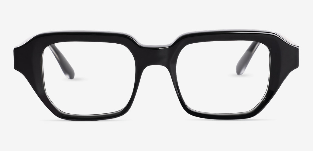 Eudor Gafas Cuadradas Negras